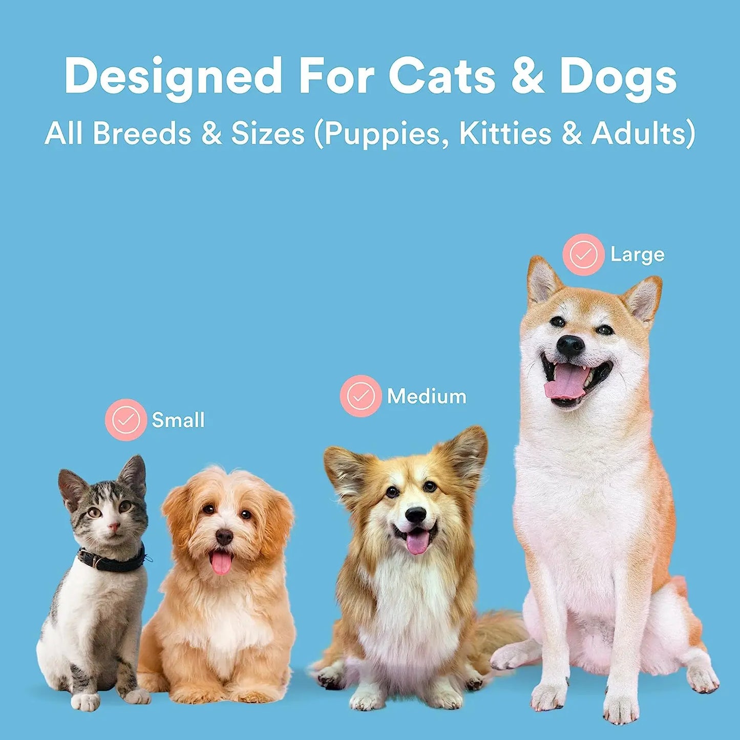 Jasper Dog Toothbrush, 360º Dog Tooth Brushing Kit, Cat Toothbrush, Dog Teeth Cleaning, Dog Finger Toothbrush, Dog Tooth Brush for Small & Large Pets - Clear 2-Pack