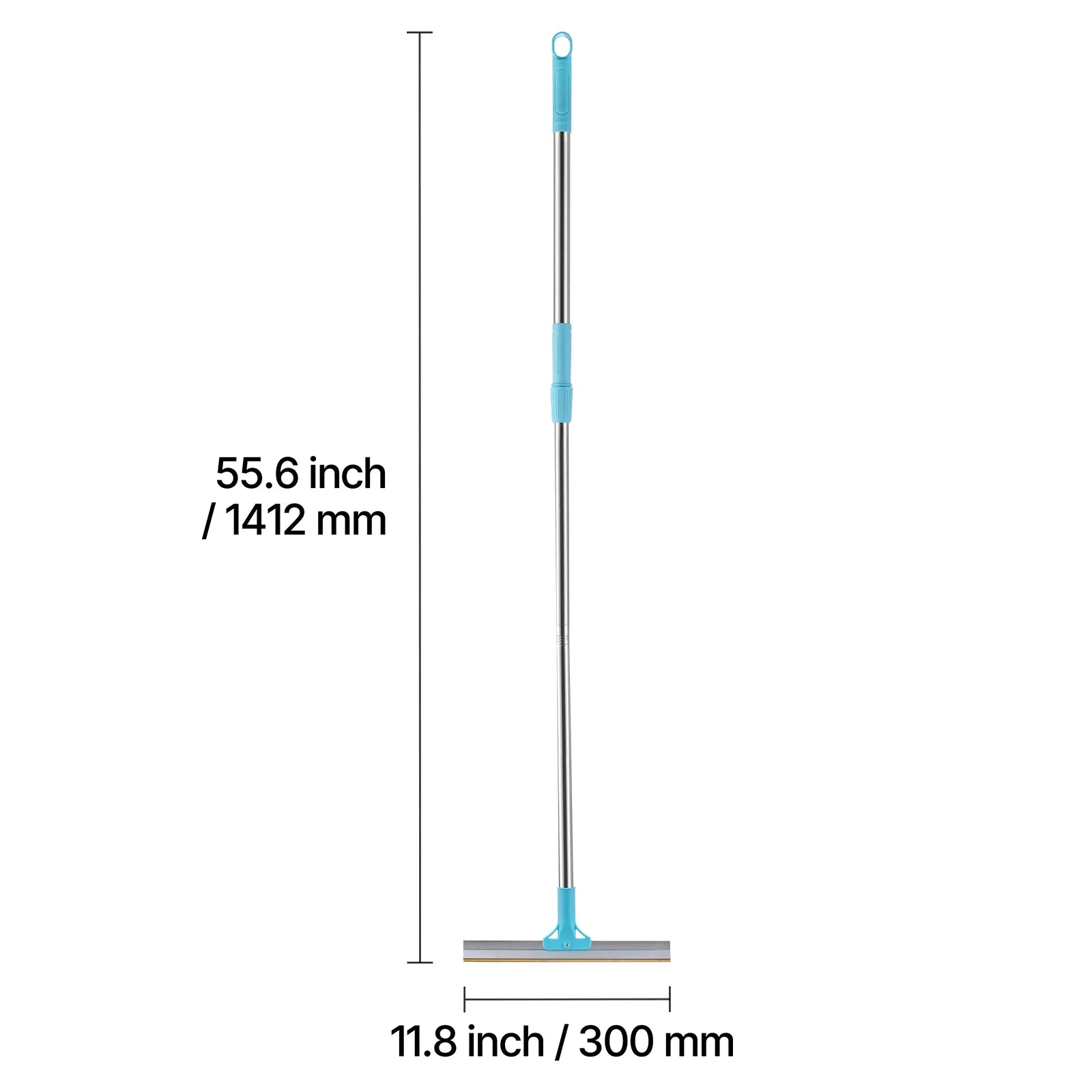 VEVOR Pet Hair Carpet Rake, Summervibes, 35.83-55.51 in Adjustable Long Handle Pet Hair Removal Broom, Reusable Advanced Lint Remover Scraper Dog Cat Fur Cleaning, for Carpet Rugs Mats Couch Furniture Cat Tree